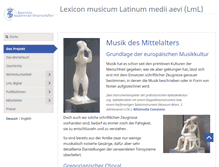 Tablet Screenshot of lml.badw.de