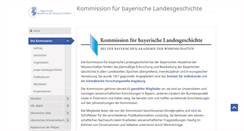Desktop Screenshot of kbl.badw.de